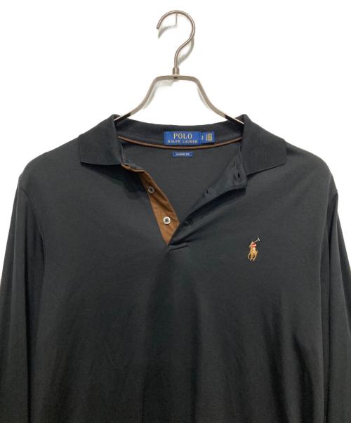 POLO RALPH LAUREN（ポロ・ラルフローレン）POLO RALPH LAUREN (ポロ・ラルフローレン) ポロシャツ ブラック サイズ:Sの古着・服飾アイテム