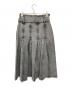 RAY BEAMS (レイ ビームス) デニム タック ミディアム スカート グレー：5000円