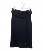 Calvin Klein Jeansカルバンクラインジーンズ）の古着「A-FOLD OVER SWEATER SK」｜ブラック