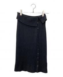 Calvin Klein Jeans（カルバンクラインジーンズ）の古着「A-FOLD OVER SWEATER SK」｜ブラック