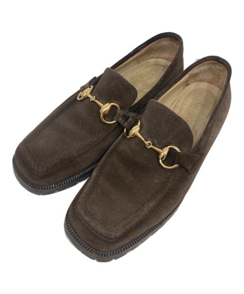 GUCCI（グッチ）GUCCI (グッチ) ローファー ブラウン サイズ:6の古着・服飾アイテム