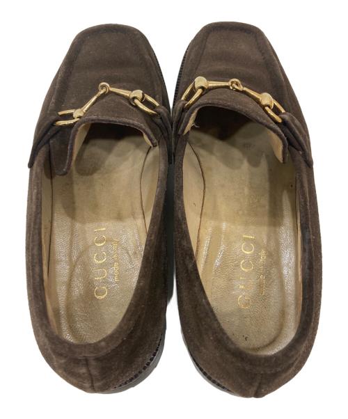 GUCCI（グッチ）GUCCI (グッチ) ローファー ブラウン サイズ:6の古着・服飾アイテム
