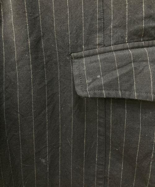 COMME des GARCONS（コムデギャルソン）COMME des GARCONS (コムデギャルソン) 縮絨ピンストライプカーゴパンツ ネイビー サイズ:Sの古着・服飾アイテム