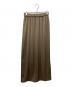 Spick and Span（スピック＆スパン）の古着「サテンイージースカート」｜ブラウン
