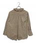 THE SHINZONE (ザ シンゾーン) RUFFLED BLOUSE ラッフルド ブラウス ブラウン サイズ:SIZE 34：7000円