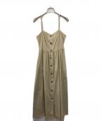 Spick and Spanスピック＆スパン）の古着「コットンナイロンキャミソールボリューム」｜ベージュ