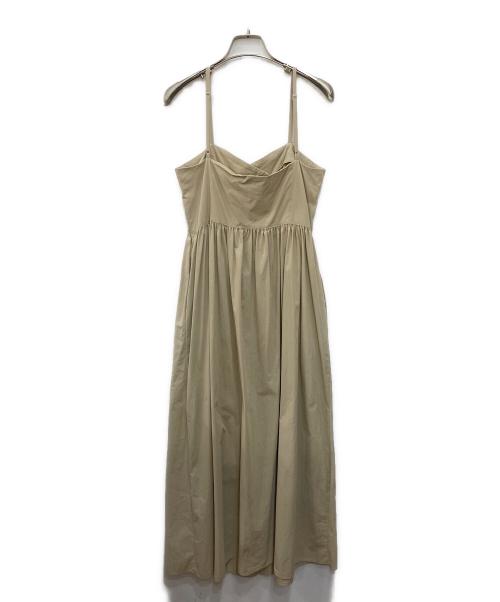 Spick and Span（スピック＆スパン）Spick and Span (スピック＆スパン) コットンナイロンキャミソールボリューム ベージュ サイズ:FREEの古着・服飾アイテム