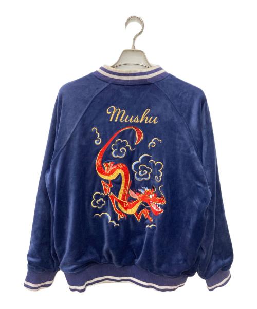 DISNEY（ディズニー）Disney (ディズニー) 刺繍スカジャン ネイビー サイズ:SIZE Lの古着・服飾アイテム