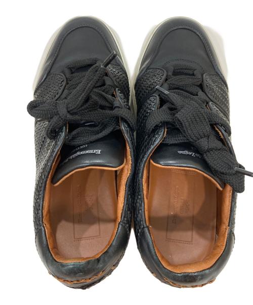 ERMENEGILDO ZEGNA（エルメネジルド・ゼニア）Ermenegildo Zegna (エルメネジルド・ゼニア) ペッレテスータ スニーカー ブラック サイズ:9の古着・服飾アイテム