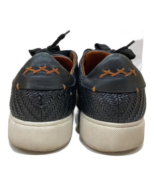 ERMENEGILDO ZEGNA（エルメネジルド・ゼニア）Ermenegildo Zegna (エルメネジルド・ゼニア) ペッレテスータ スニーカー ブラック サイズ:9の古着・服飾アイテム