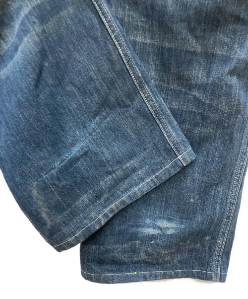 VANSON（バンソン）VANSON (バンソン) 刺繍デニムオールインワン インディゴ サイズ:Mの古着・服飾アイテム