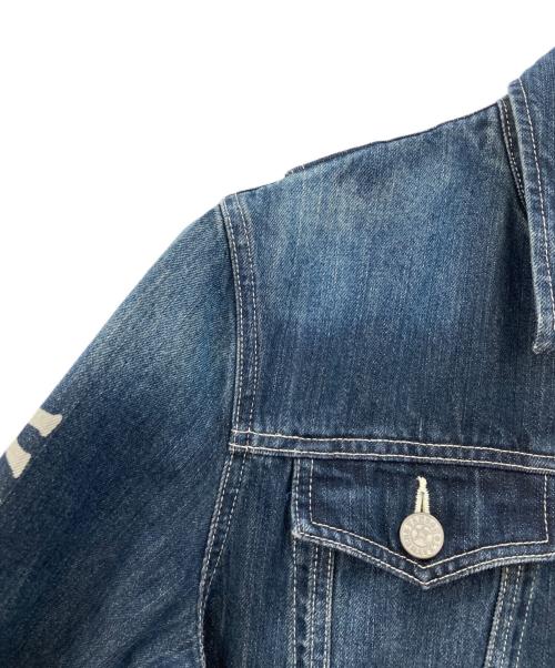 VANSON（バンソン）VANSON (バンソン) 刺繍デニムオールインワン インディゴ サイズ:Mの古着・服飾アイテム