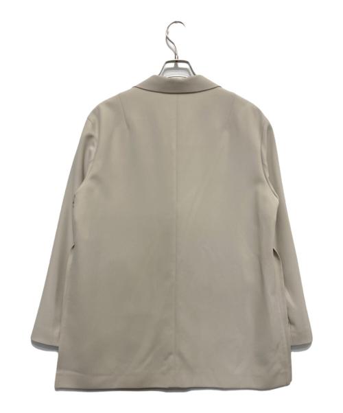 Noble（ノーブル）Noble (ノーブル) エステルソフトカルゼロングスリットジャケット ベージュ サイズ:38の古着・服飾アイテム