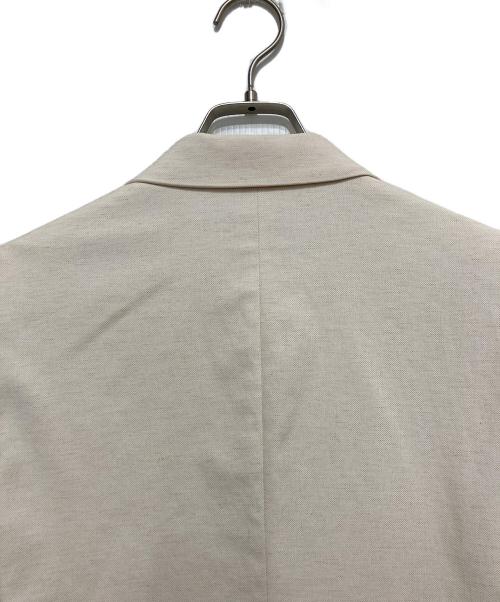 PLST（プラステ）PLST (プラステ) リネンブレンドダブルジャケット ベージュ サイズ:Ⅿの古着・服飾アイテム