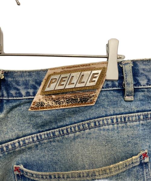 pellepelle（ペレペレ）pellepelle (ペレペレ) デニムパンツ ブルー サイズ:W38の古着・服飾アイテム