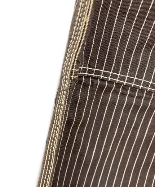 JELADO（ジェラード）JELADO (ジェラード) ヒッコリーペインターパンツ ブラウン サイズ:XLの古着・服飾アイテム