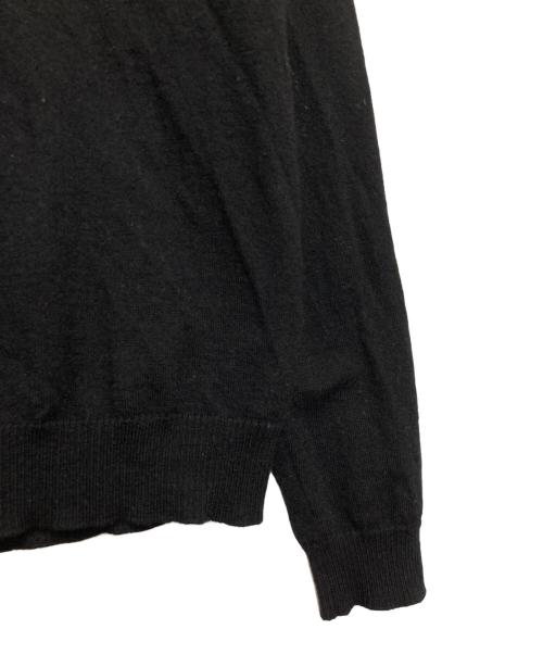 BOSS HUGO BOSS（ボス ヒューゴボス）BOSS HUGO BOSS (ボス ヒューゴボス) ニットポロシャツ ブラック サイズ:Mの古着・服飾アイテム