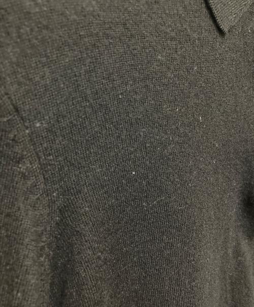 BOSS HUGO BOSS（ボス ヒューゴボス）BOSS HUGO BOSS (ボス ヒューゴボス) ニットポロシャツ ブラック サイズ:Mの古着・服飾アイテム