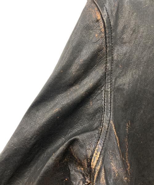 GIORGIO BRATO（ジョルジョブラッド）GIORGIO BRATO (ジョルジョブラッド) ラムレザージャケット ブラック サイズ:SIZE 48の古着・服飾アイテム
