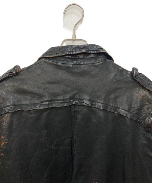 GIORGIO BRATO（ジョルジョブラッド）GIORGIO BRATO (ジョルジョブラッド) ラムレザージャケット ブラック サイズ:SIZE 48の古着・服飾アイテム