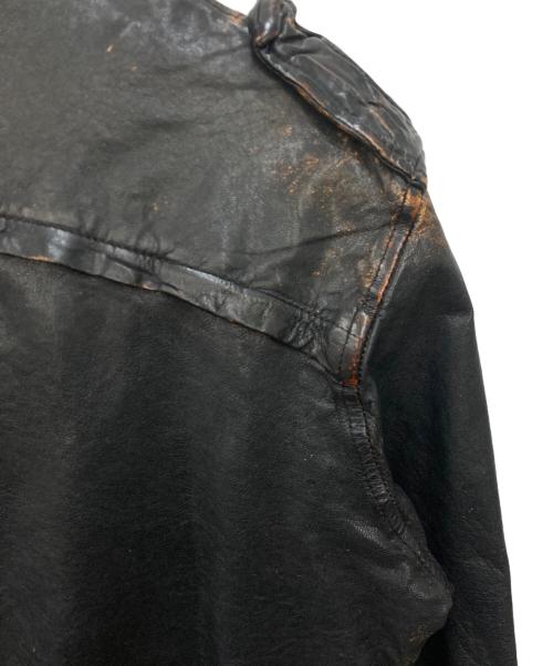 GIORGIO BRATO（ジョルジョブラッド）GIORGIO BRATO (ジョルジョブラッド) ラムレザージャケット ブラック サイズ:SIZE 48の古着・服飾アイテム