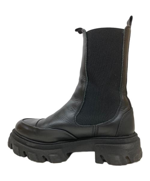 GANNI（ガニー）Ganni (ガニー) CLEATED MID CHELSEA BOOT ブラック サイズ:38の古着・服飾アイテム