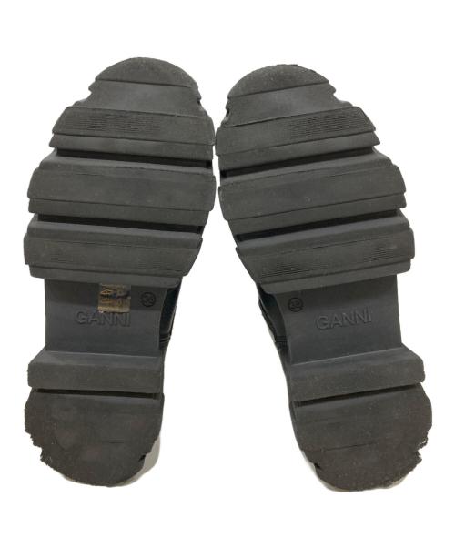 GANNI（ガニー）Ganni (ガニー) CLEATED MID CHELSEA BOOT ブラック サイズ:38の古着・服飾アイテム