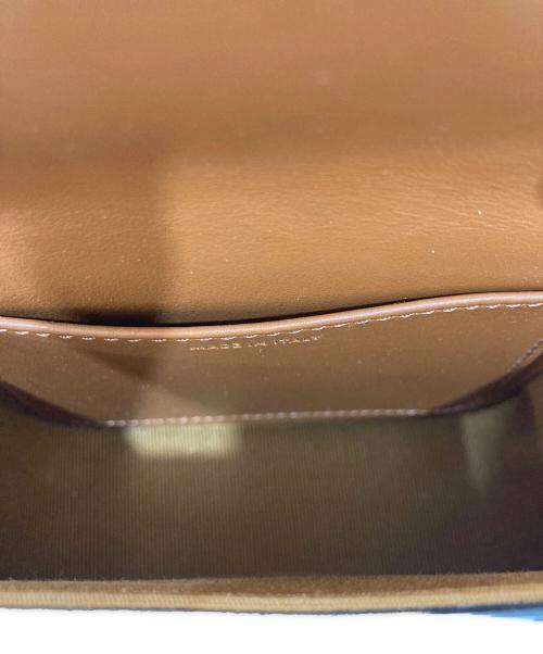 CELINE（セリーヌ）CELINE (セリーヌ) MINI TRIOMPHE ショルダーバッグ ブラウンの古着・服飾アイテム