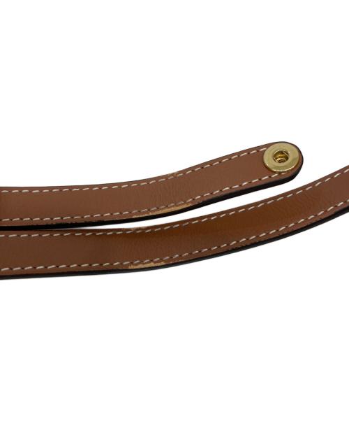 CELINE（セリーヌ）CELINE (セリーヌ) MINI TRIOMPHE ショルダーバッグ ブラウンの古着・服飾アイテム