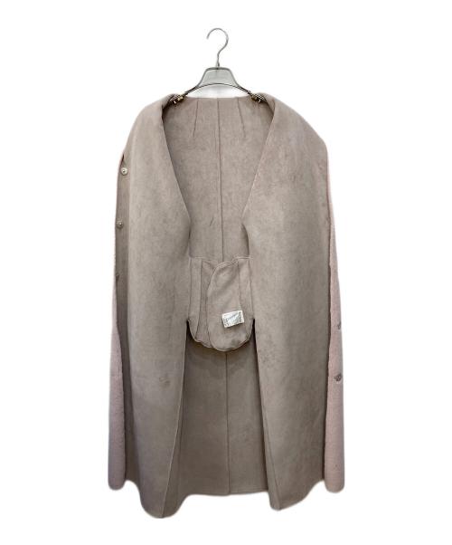 HER LIP TO（ハーリップトゥ）HER LIP TO (ハーリップトゥ) Faux Fur Reversible Coat ピンク サイズ:Sの古着・服飾アイテム