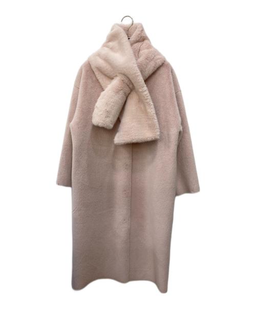 HER LIP TO（ハーリップトゥ）HER LIP TO (ハーリップトゥ) Faux Fur Reversible Coat ピンク サイズ:Sの古着・服飾アイテム