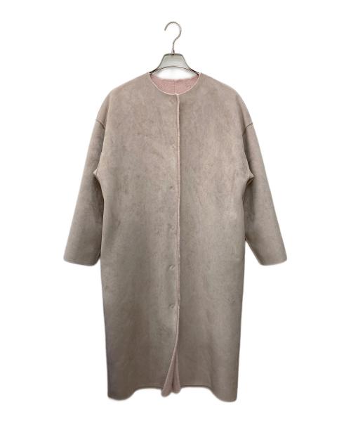 HER LIP TO（ハーリップトゥ）HER LIP TO (ハーリップトゥ) Faux Fur Reversible Coat ピンク サイズ:Sの古着・服飾アイテム