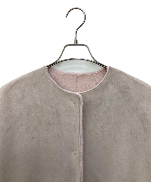 HER LIP TO（ハーリップトゥ）HER LIP TO (ハーリップトゥ) Faux Fur Reversible Coat ピンク サイズ:Sの古着・服飾アイテム