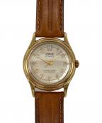 ORISオリス）の古着「リストウォッチ」｜ベージュ