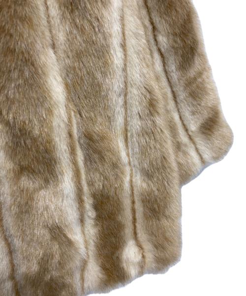 epine（エピヌ）epine (エピヌ) parisienne ribbon 2way fur coat ベージュ サイズ:不明の古着・服飾アイテム