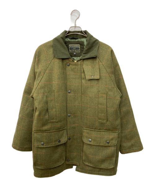 WALKER AND HAWKES（ウォーカーアンドホークス）WALKER AND HAWKES (ウォーカーアンドホークス) ツイードダービージャケット グリーン サイズ:XSの古着・服飾アイテム