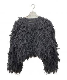 anuke（アンヌーク）の古着「Loop Fringe Knit」｜グレー