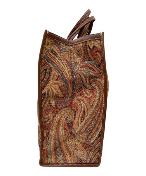 A VACATION（ア ヴァケーション）A VACATION (ア ヴァケーション) TANK ORANGE PAISLEY ブラウンの古着・服飾アイテム