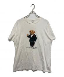 POLO RALPH LAUREN（ポロ・ラルフローレン）の古着「ポロベアープリントTシャツ」｜ホワイト