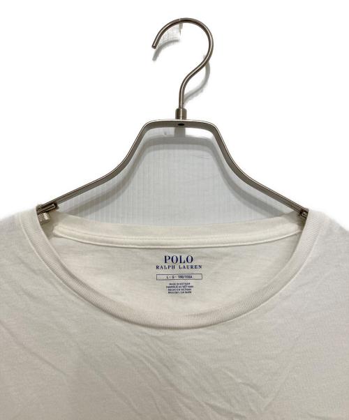 POLO RALPH LAUREN（ポロ・ラルフローレン）POLO RALPH LAUREN (ポロ・ラルフローレン) ポロベアープリントTシャツ ホワイト サイズ:Lの古着・服飾アイテム