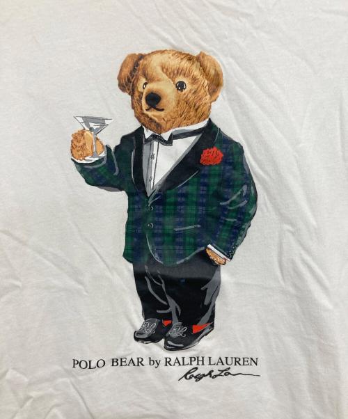 POLO RALPH LAUREN（ポロ・ラルフローレン）POLO RALPH LAUREN (ポロ・ラルフローレン) ポロベアープリントTシャツ ホワイト サイズ:Lの古着・服飾アイテム