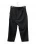 SOPHNET. (ソフネット) WIDE BELTED BAGGY TUCK TAPERED PANTS ブラック サイズ:不明：7000円