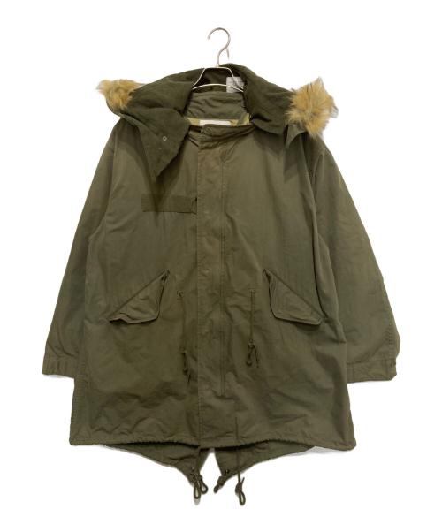 HOUSTON（ヒューストン）HOUSTON (ヒューストン) M65-モッズコート グリーン サイズ:Mの古着・服飾アイテム