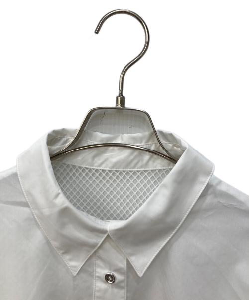 darich（ダーリッチ）darich (ダーリッチ) デザインオーバーシルエットシャツ ホワイト サイズ:FREE 未使用品の古着・服飾アイテム