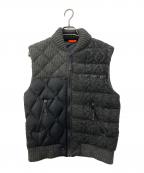 DIESELディーゼル）の古着「中綿ベスト」｜グレー