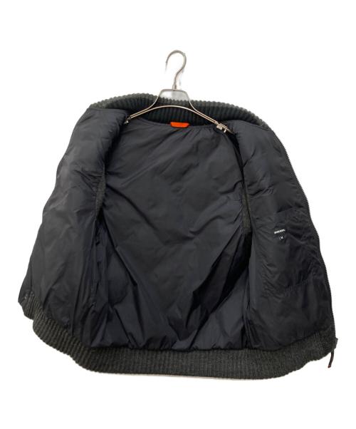 DIESEL（ディーゼル）DIESEL (ディーゼル) 中綿ベスト グレー サイズ:Mの古着・服飾アイテム