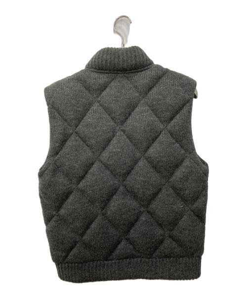 DIESEL（ディーゼル）DIESEL (ディーゼル) 中綿ベスト グレー サイズ:Mの古着・服飾アイテム