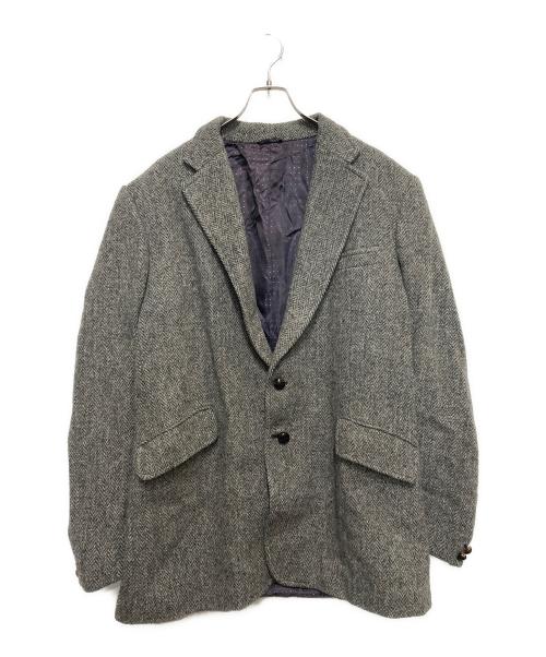 Harris Tweed（ハリスツイード）Harris Tweed (ハリスツイード) 2Bジャケット グレー サイズ:表記無の古着・服飾アイテム