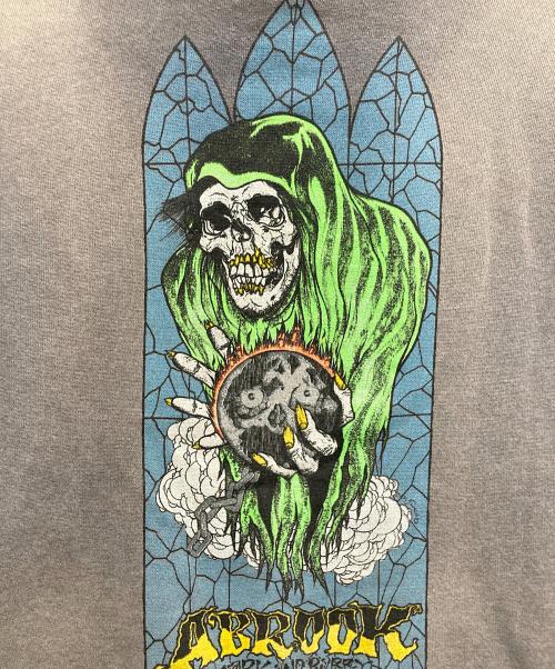 ZORLAC（ゾーラック）ZORLAC (ゾーラック) プリントパーカー グレー サイズ:Lの古着・服飾アイテム