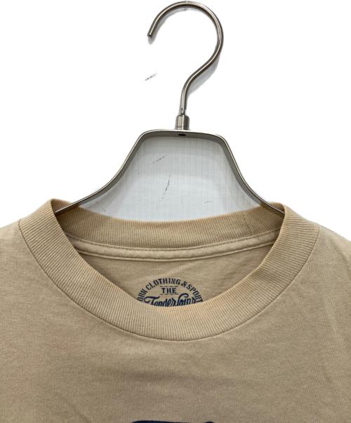 TENDERLOIN（テンダーロイン）TENDERLOIN (テンダーロイン) ZIG ZAG Tee ベージュ サイズ:Sの古着・服飾アイテム